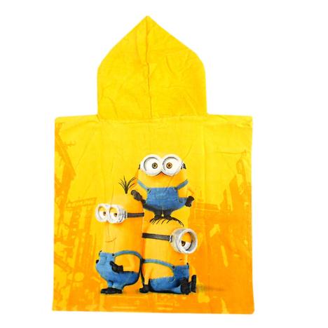 Minions Kids Hooded Towel Poncho £8.99